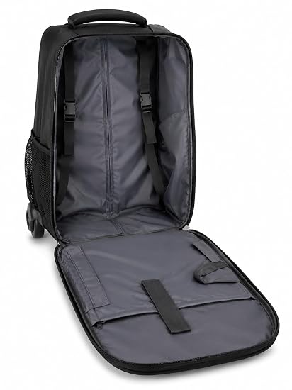 TurtleTrek Trolley Backpack with Wheels | Rolling Travel Bag for Men & Women