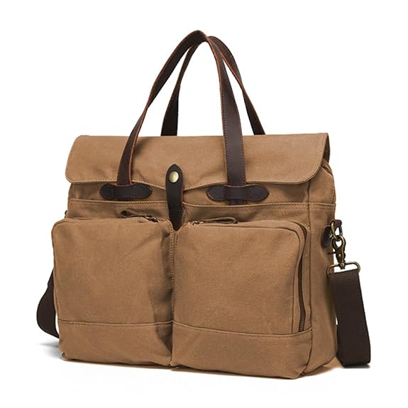 Turtle Trek Canvas Tote Messenger Bag | Premium Laptop & Travel Bag for Men & Women