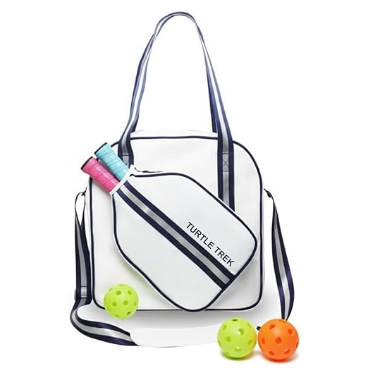Turtle Trek Premium Pickleball Paddle Bag | Lightweight Court Carry Bag with Adjustable Shoulder Strap