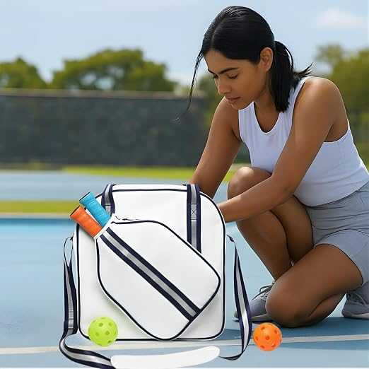 Turtle Trek Premium Pickleball Paddle Bag | Lightweight Court Carry Bag with Adjustable Shoulder Strap