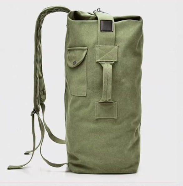 Turtle Trek Canvas Travel Backpack | Vintage Laptop Backpack for Men & Women